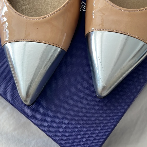 stuart weitzman capsize nude blush pink patent leather Mary Jane size 6.5 - Picture 6 of 11